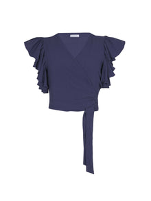 Sustainable Morgane Top - Navy - diarrablu