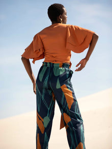 Sustainable Sahel Top - Solid Rust - diarrablu