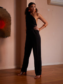 Sustainable UMY Jumpsuit - Solid Noir - diarrablu