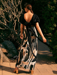 Sustainable Zany Top - Solid Noir - diarrablu