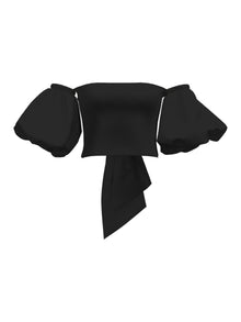 Sustainable Zany Top - Solid Noir - diarrablu