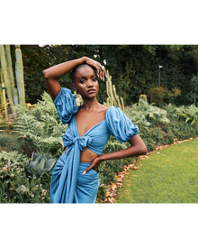 Sustainable Zany Top - Solid Teal - diarrablu