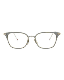 Thom Browne Square Metal Optical Frames | Grey