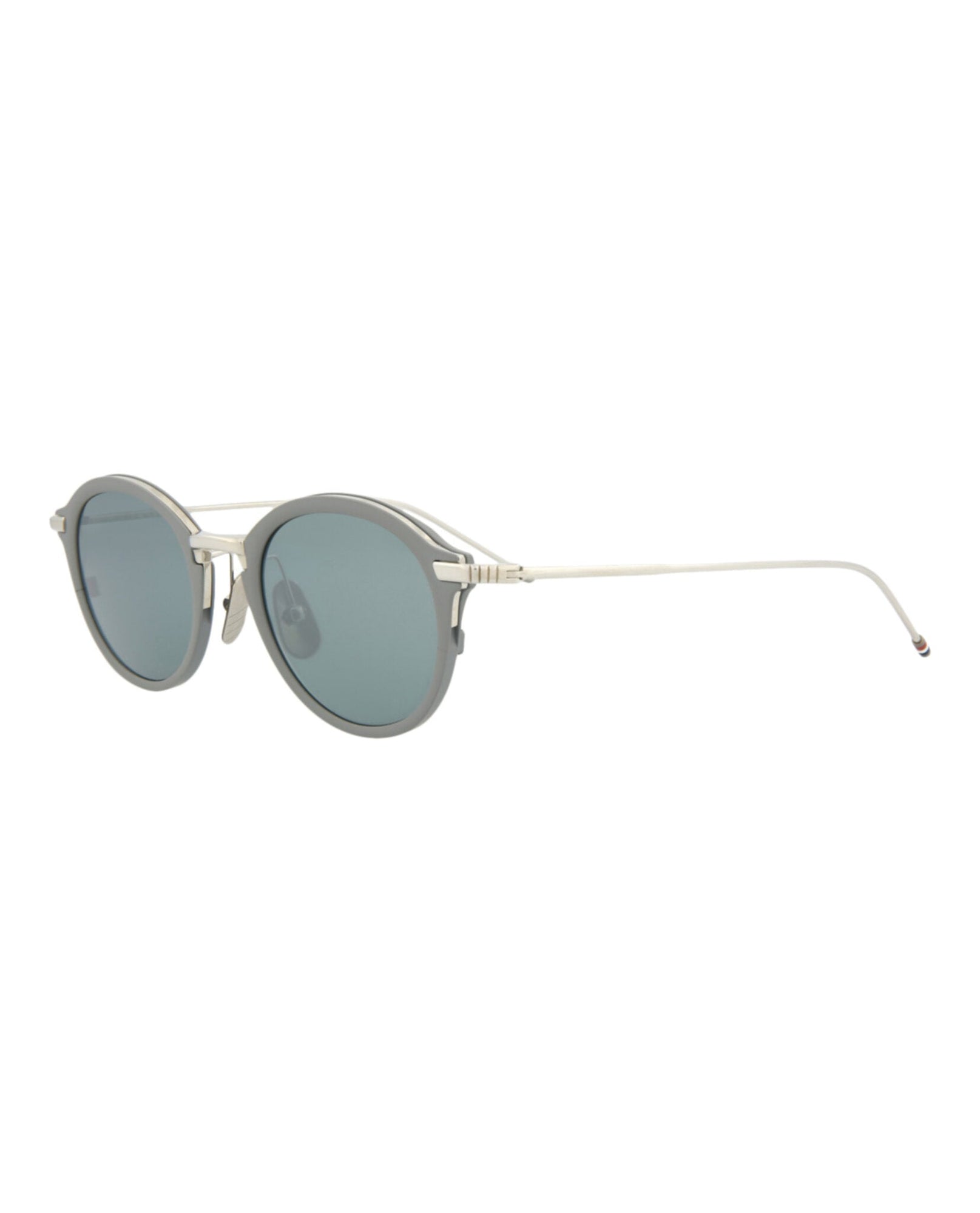 Thom Browne Round Metal Sunglasses | Brown Multi