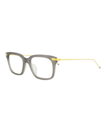 Thom Browne Square Acetate Optical Frames | Silver