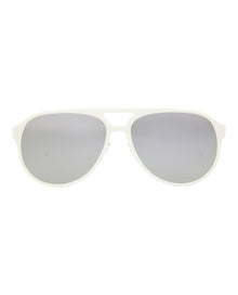 Thom Browne Aviator Acetate Sunglasses | Silver