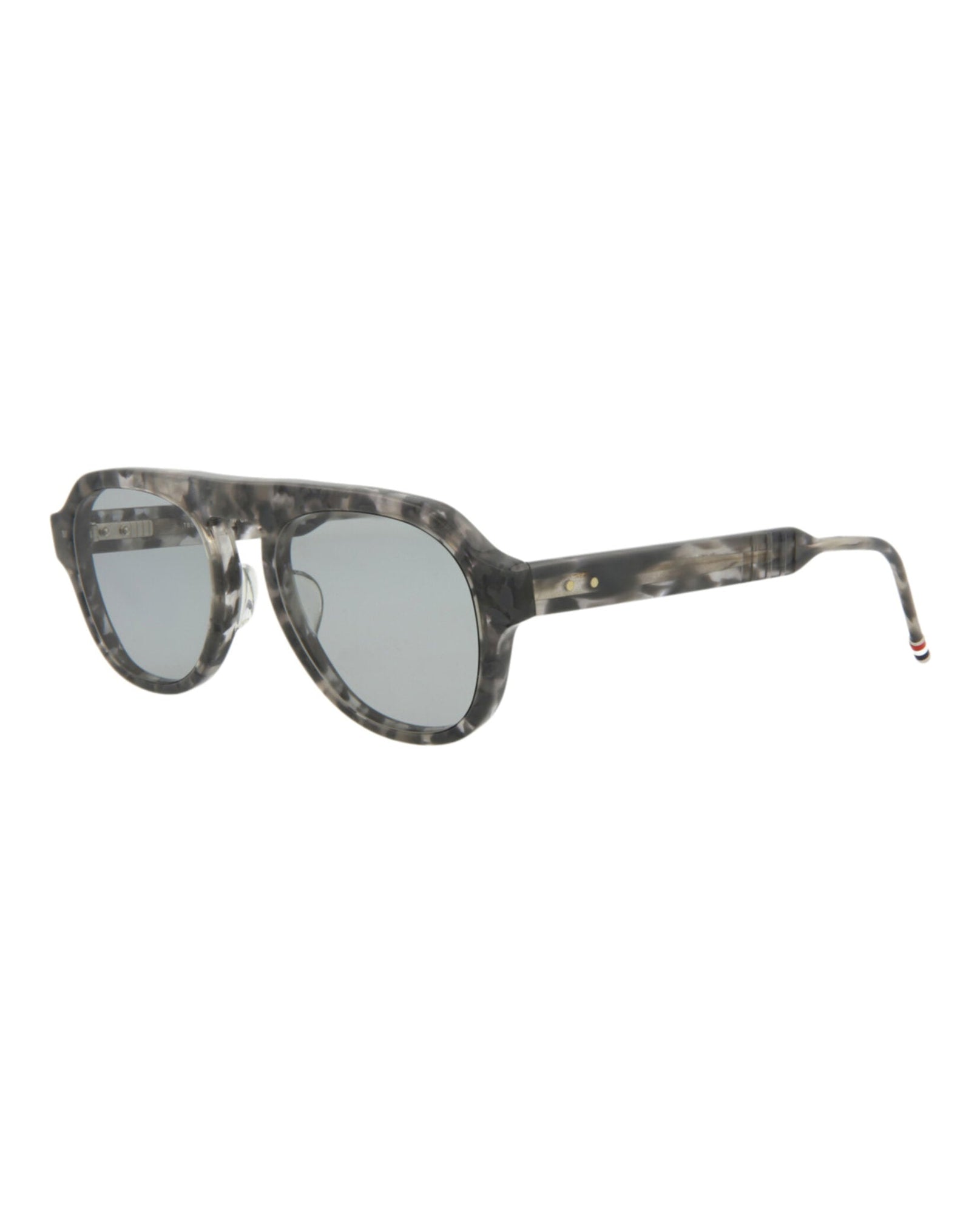 Thom Browne Aviator Acetate Sunglasses | Grey