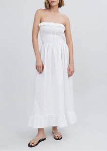 Womens | Eyelet Nicole Dress | Optic White