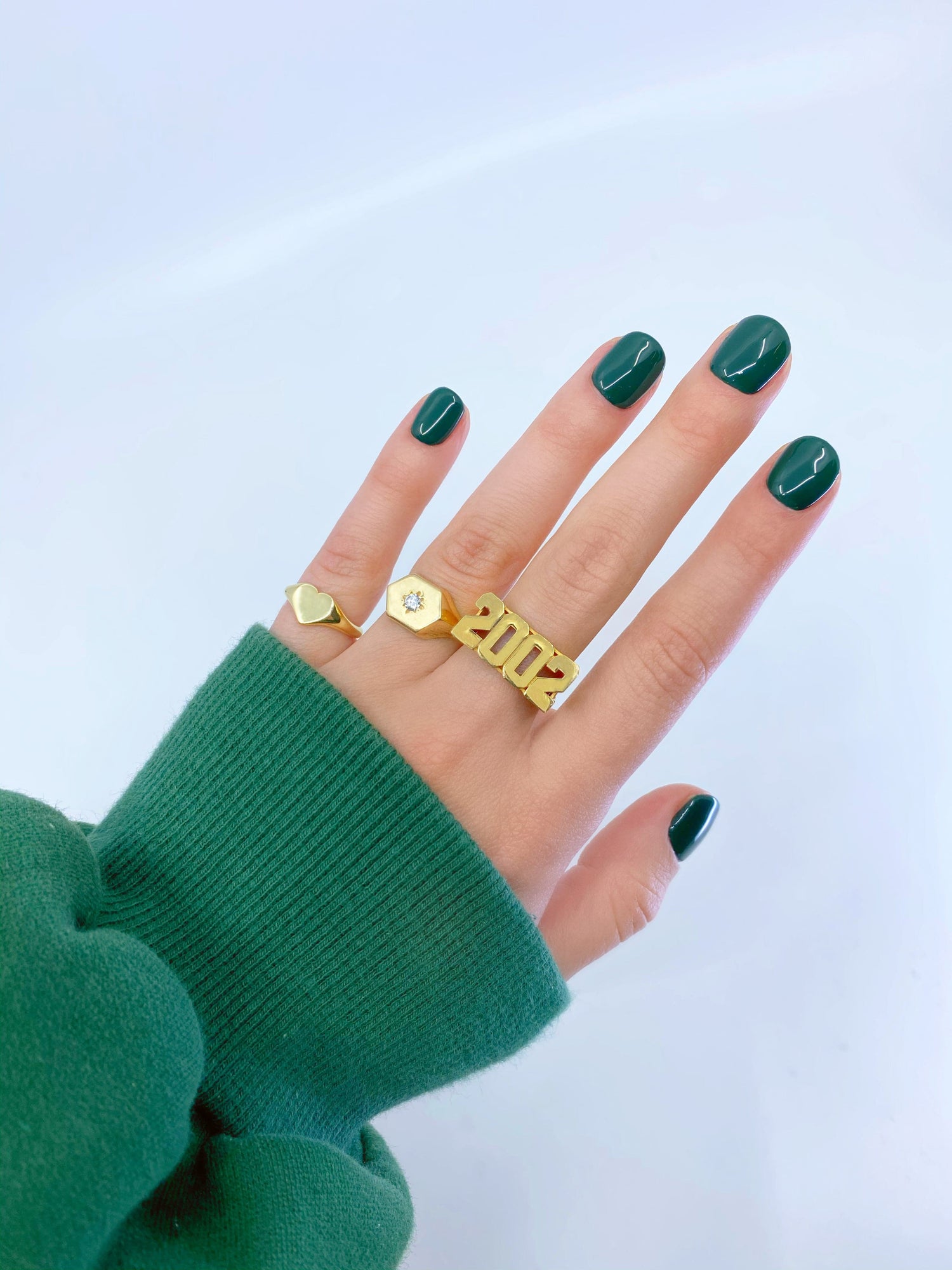 The Tiny Heart Pinky Signet Ring | Gold Vermeil