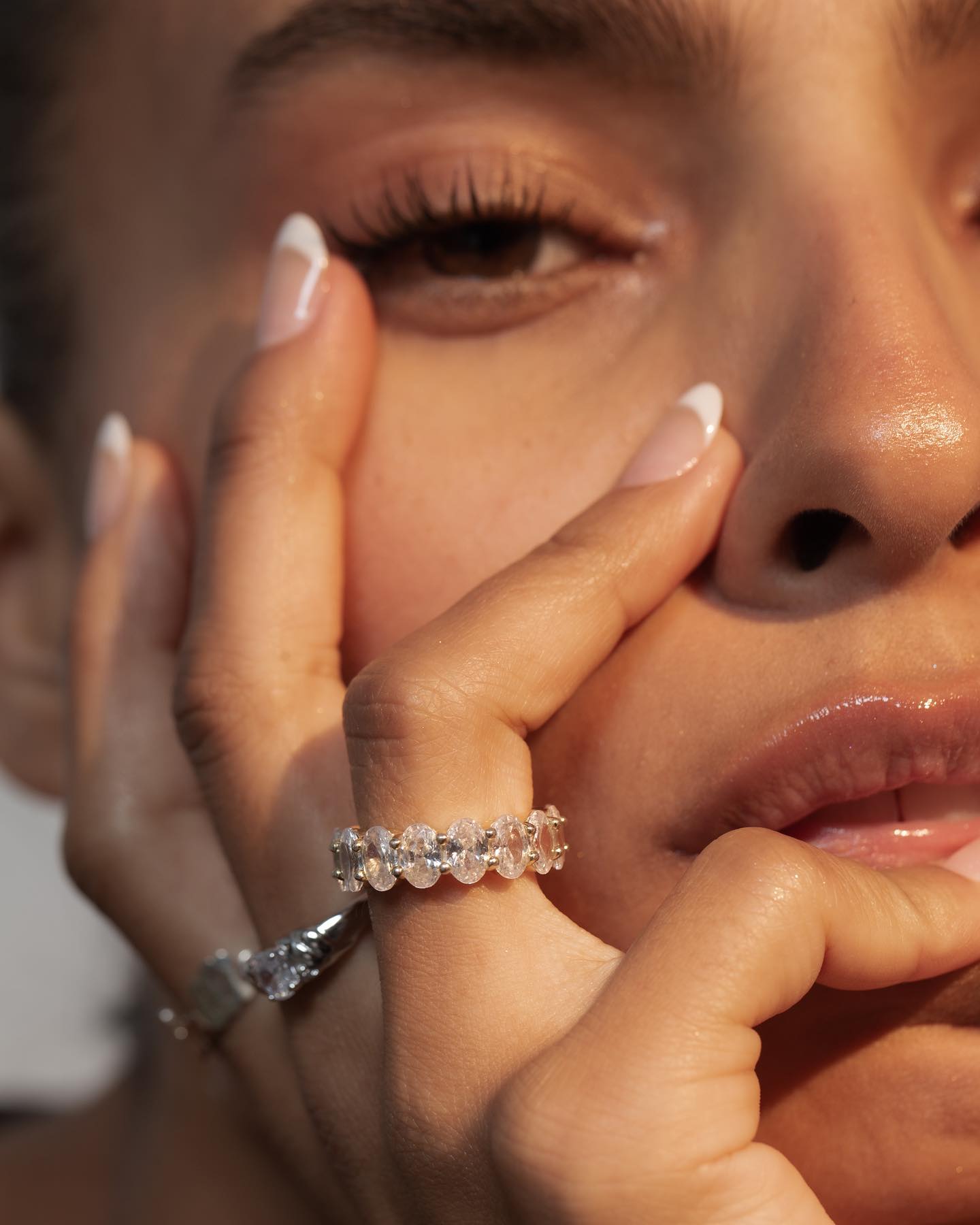 THE SILVER JUNA TINY OVAL RING - The M Jewelers