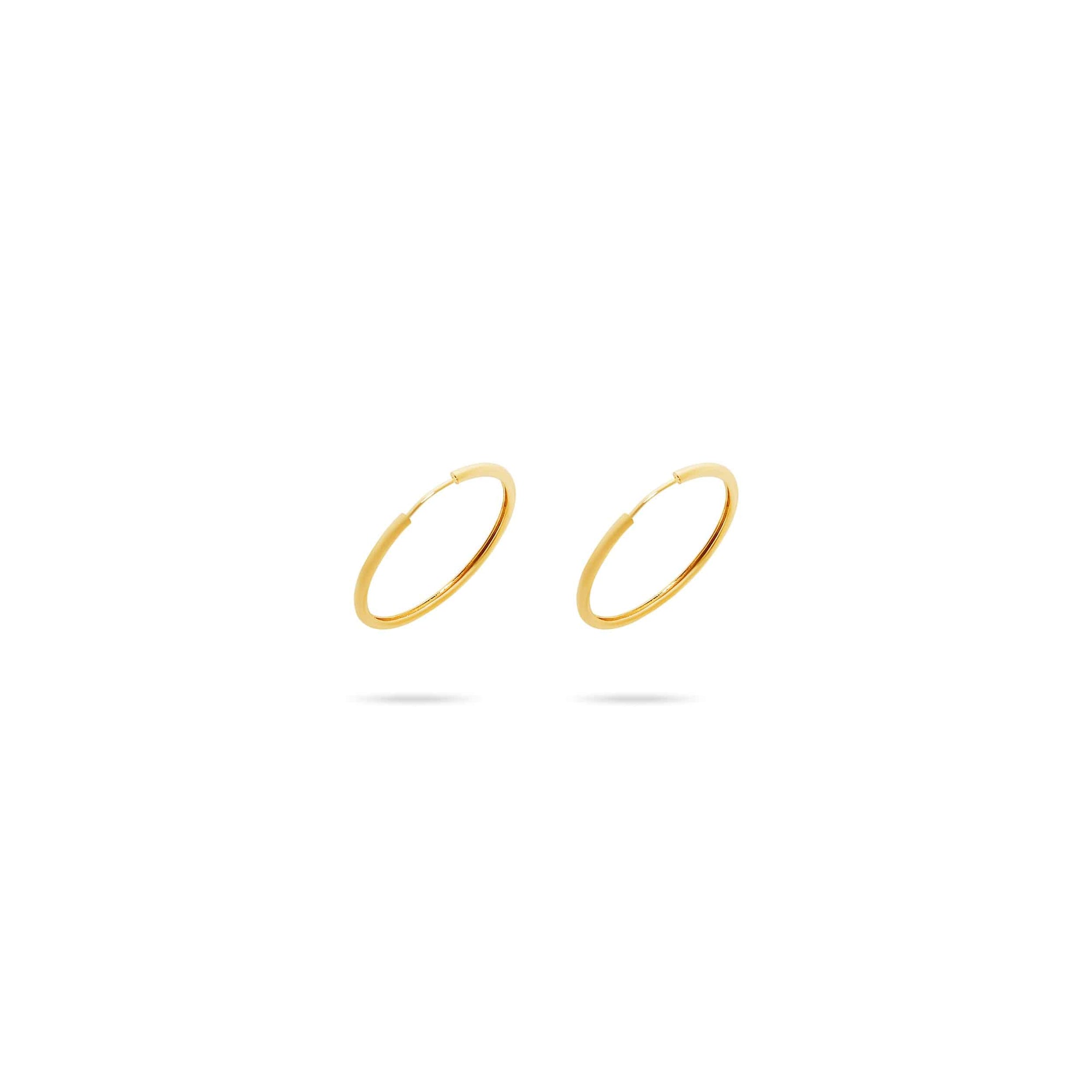 THE ENDLESS GOLD FILLED SMALL ESSENTIAL HOOPS - The M Jewelers