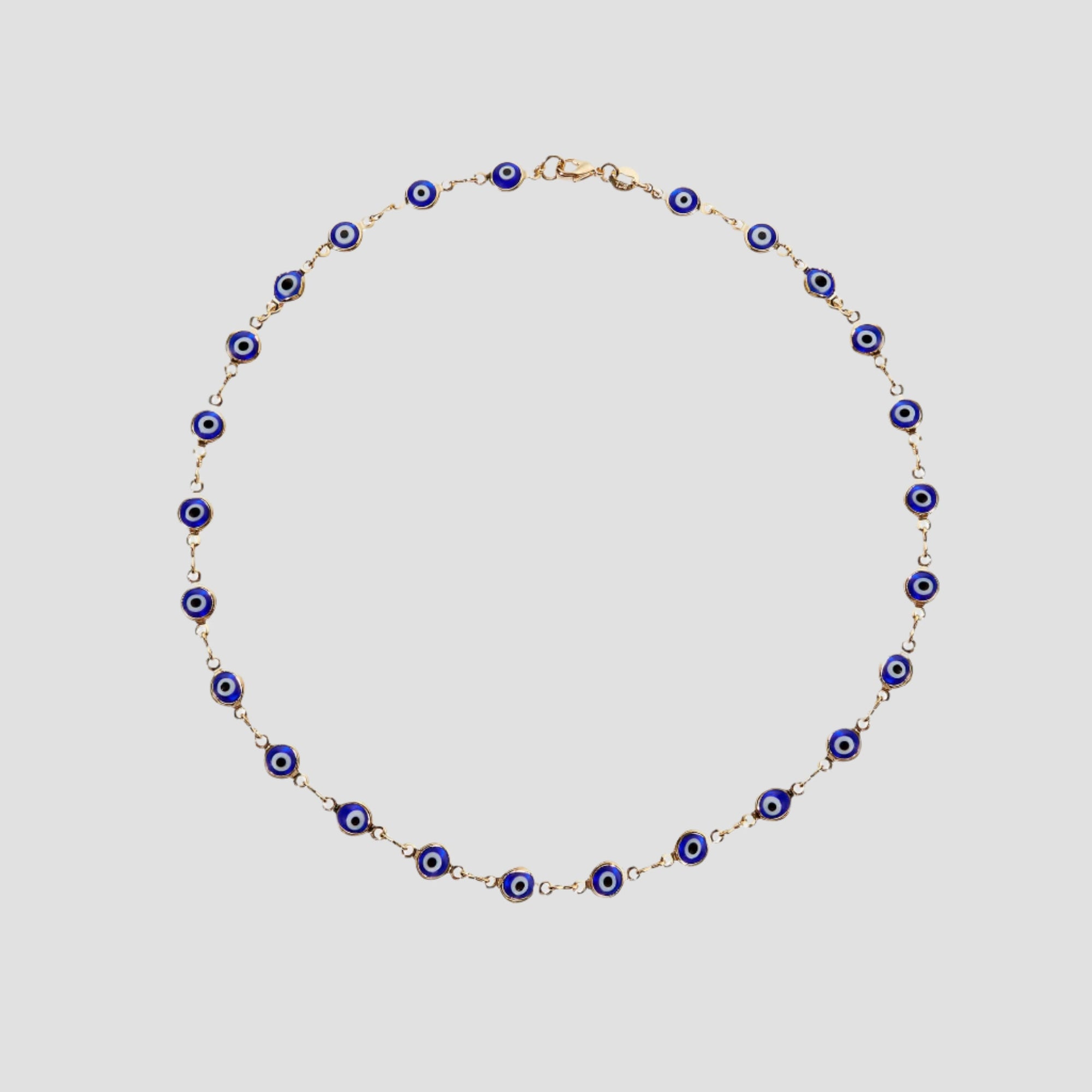 THE EVIL EYE LINK NECKLACE - The M Jewelers