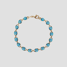 THE LIGHT BLUE EVIL EYE BRACELET - The M Jewelers