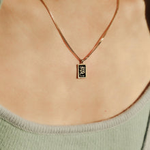 The Enamel Initial Pendant | Gold Vermeil