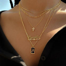 THE ENAMEL INITIAL PENDANT - The M Jewelers