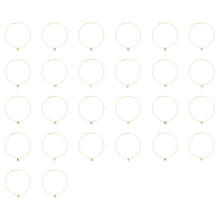 THE PAVE' BUBBLE LETTER PENDANT NECKLACE - The M Jewelers