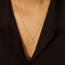THE TINY PAVE' CROSS NECKLACE - The M Jewelers