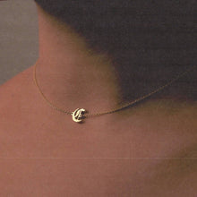 SINGLE LETTER CHOKER (UPPERCASE) - The M Jewelers
