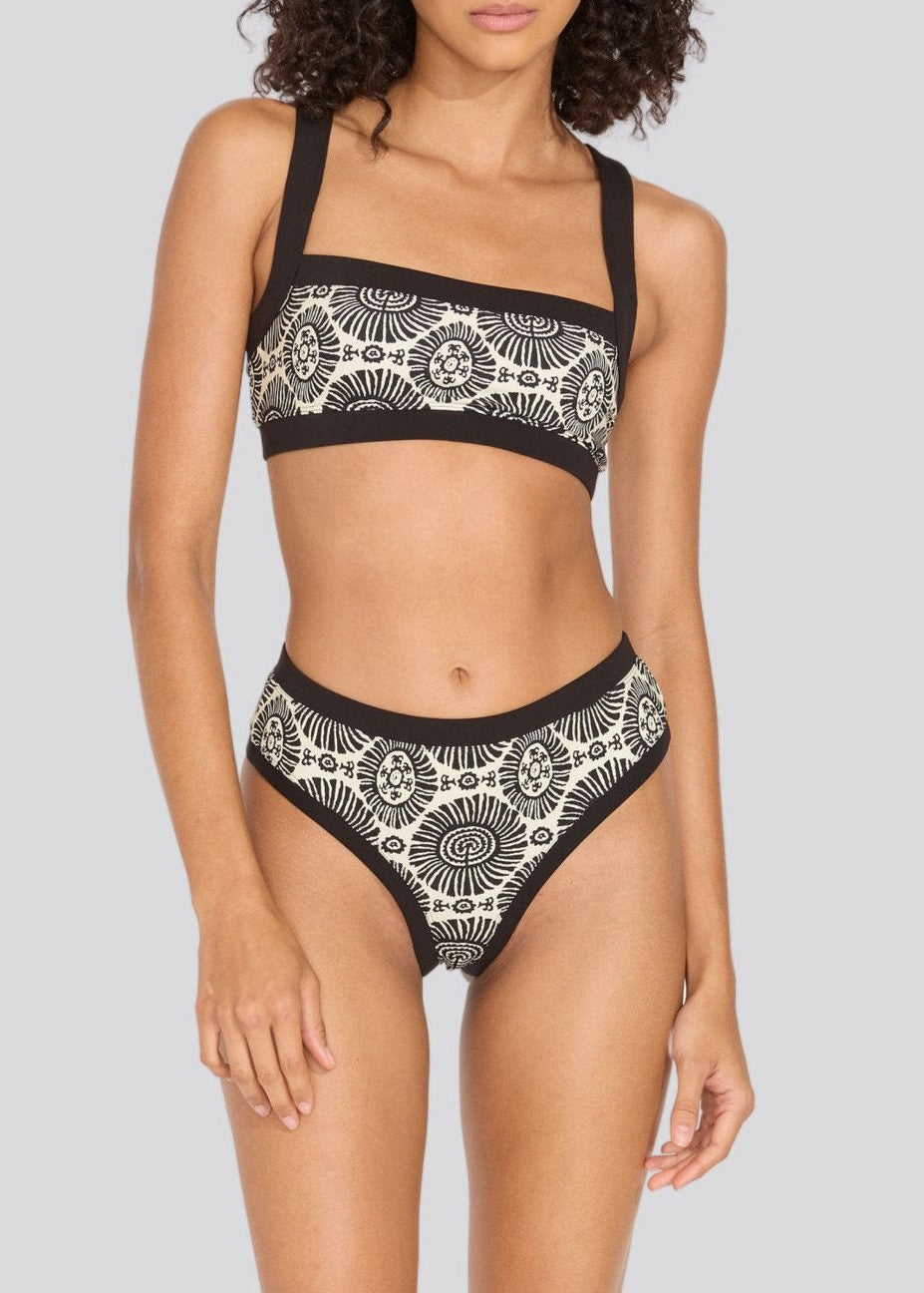 The Scottie Bikini Top - Solid & Striped