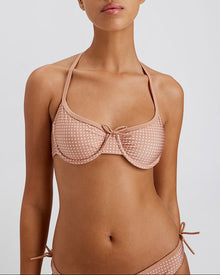 The Sydney Bikini Top - Solid & Striped