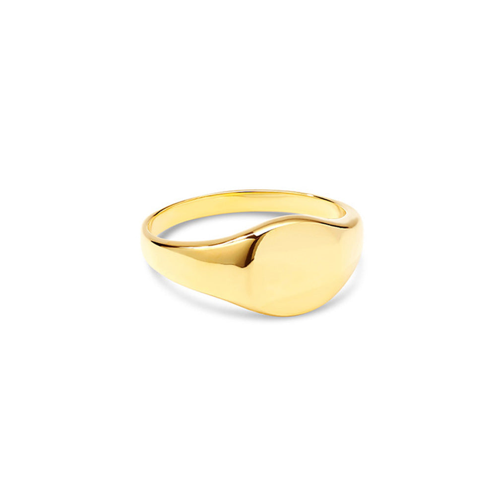 The Signet For Her | Gold Vermeil & Sterling Silver