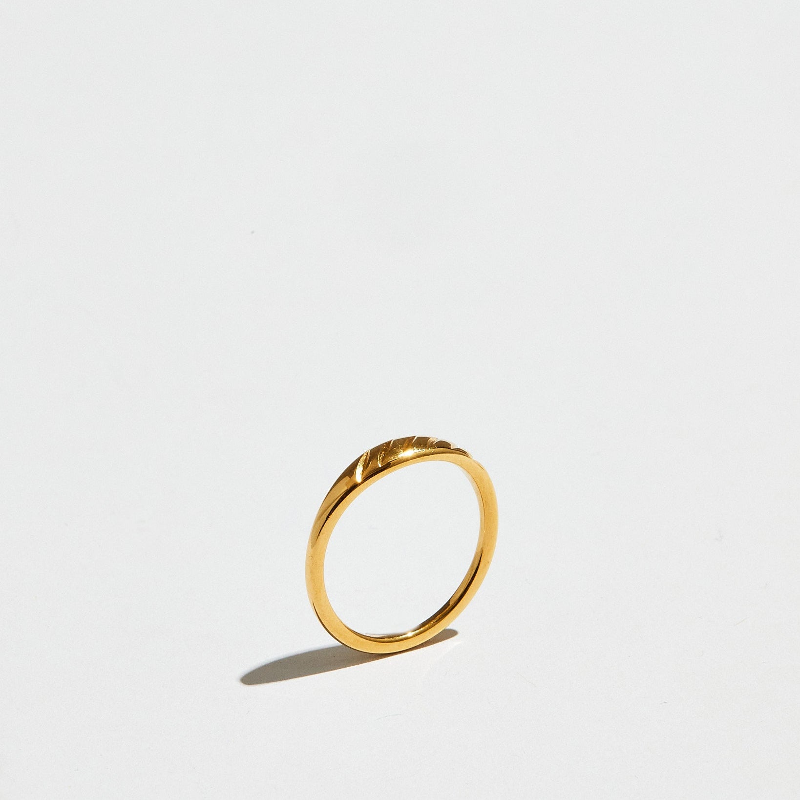 The Thin Banded Ring | Gold