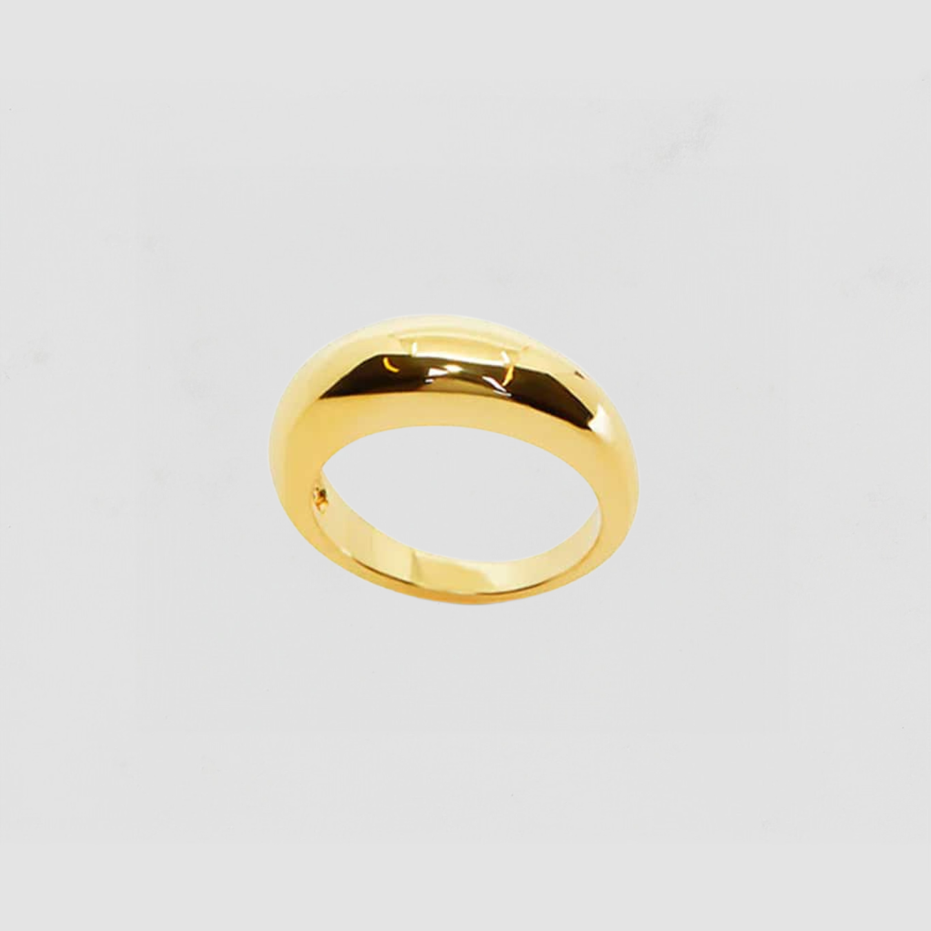 The Thin Dome Ring | Gold