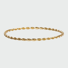 The Thin Rope Bangle Bracelet | Gold
