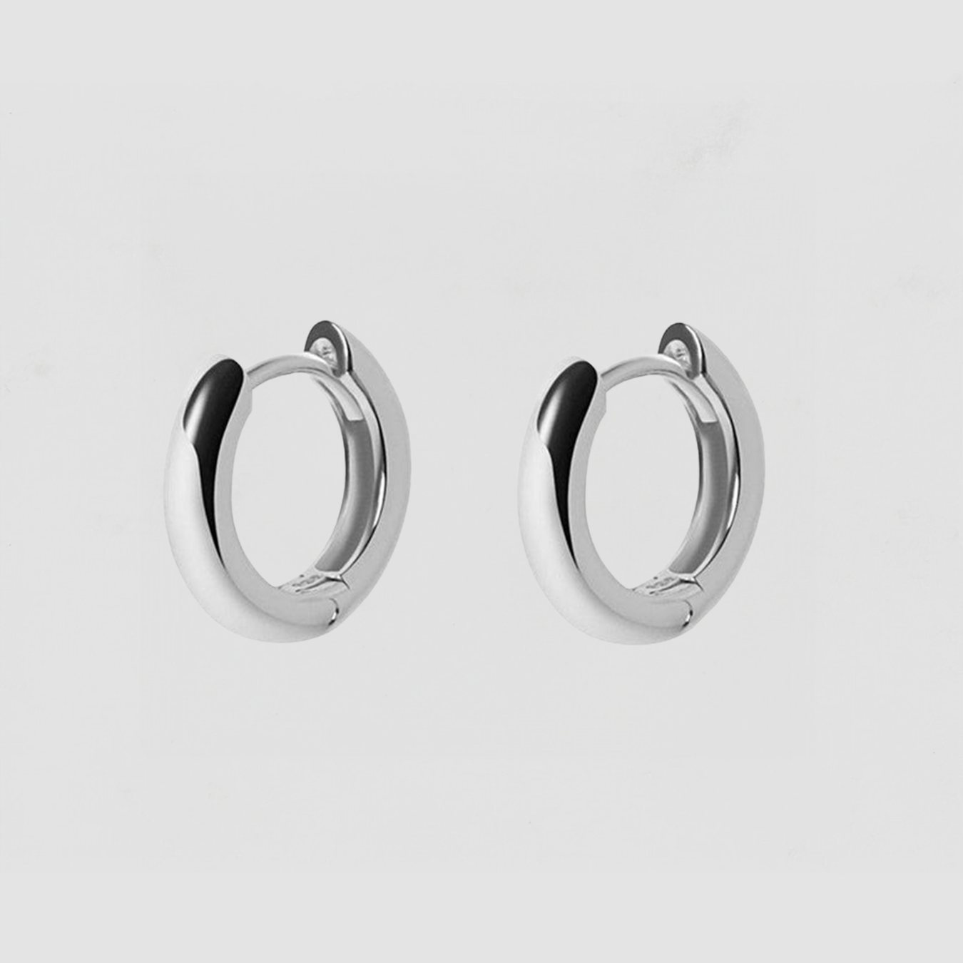 The Tiny Essential Huggie Hoops | Sterling Silver