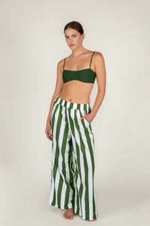 Triana Pant | Verdant Stripe