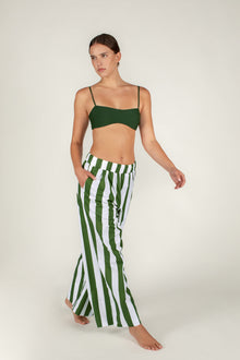 Triana Pant | Verdant Stripe