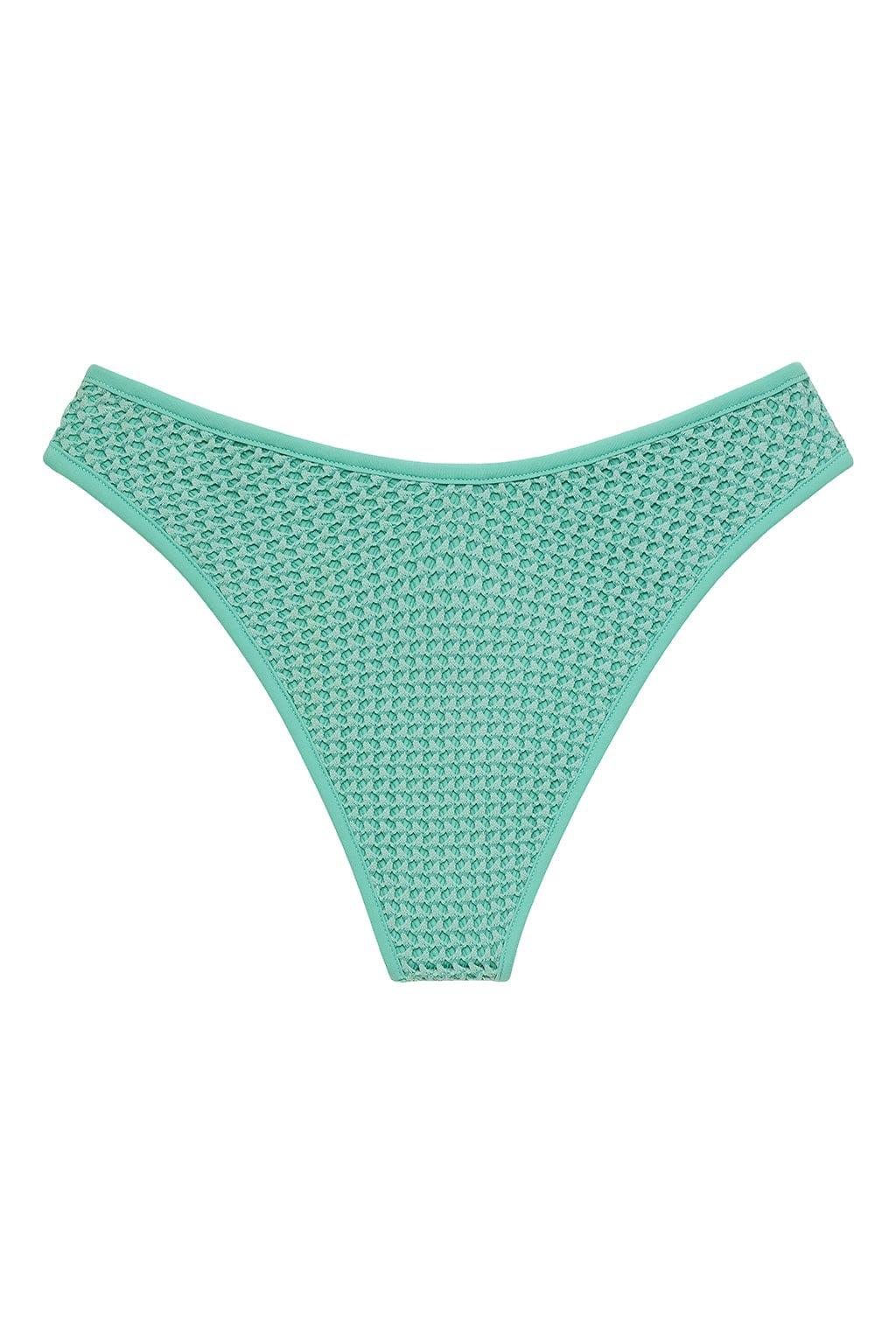 Lulu Bikini Bottom | Turquoise Crochet