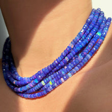 Before Sunrise Faceted Opal Necklace