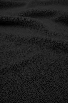 UNE PIECE-Crinkle Cut V-Neck One Piece with Ring BLACK