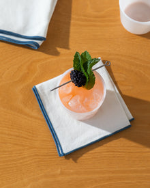 4 Pack | Asa Hemp Cocktail Napkin | Hemp Blanc