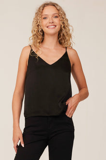 V-Neck Cami - Black