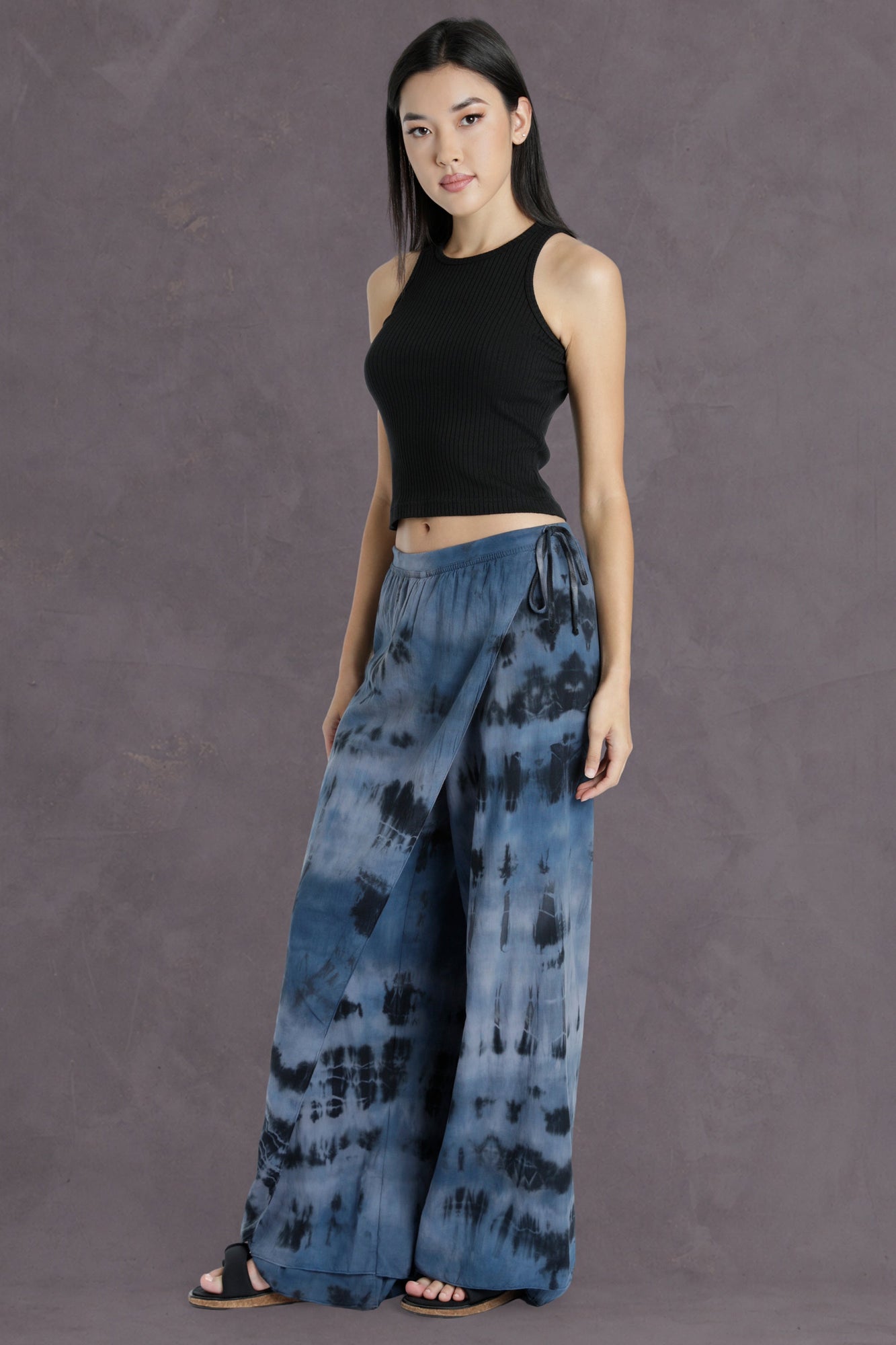 Women | Drift Wrap Voile Pant | Cloud Wash 1