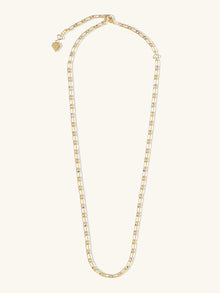 Figaro Chain Necklace | 14K Gold Plated Brass