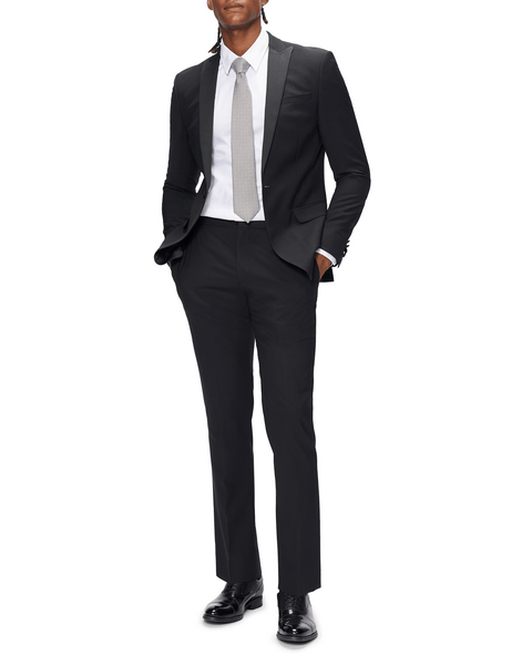 Men | Slim Fit Tuxedo Suit Trou | Black