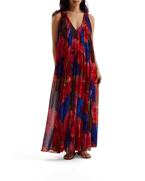 Women | Organza Tropical Bloom V | Multicolor (V1)