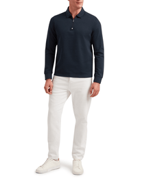 Men | Ingmar Long Sleeve Regular Fit Half Zip | Navy