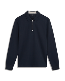 Men | Ingmar Long Sleeve Regular Fit Half Zip | Navy