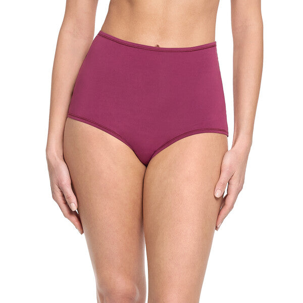 YourFit One Size High Rise Boyshort | Mulled Wine (Red)
