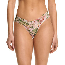 Signature Lace Low Rise Thong | French Garden