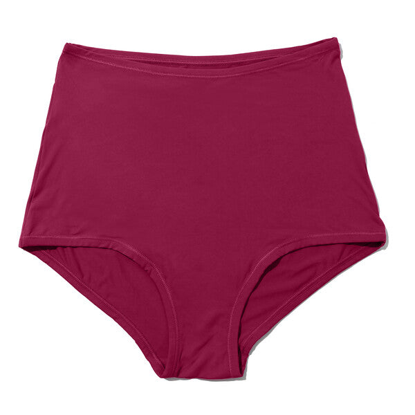 YourFit One Size High Rise Boyshort | Mulled Wine (Red)