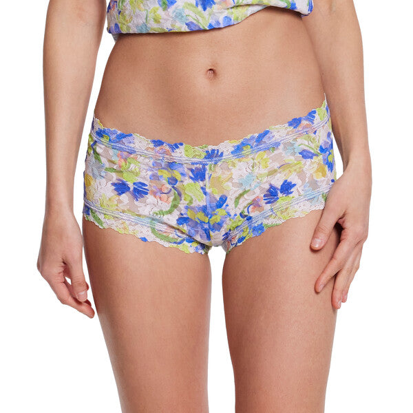 Signature Lace Boyshort | Brush Strokes