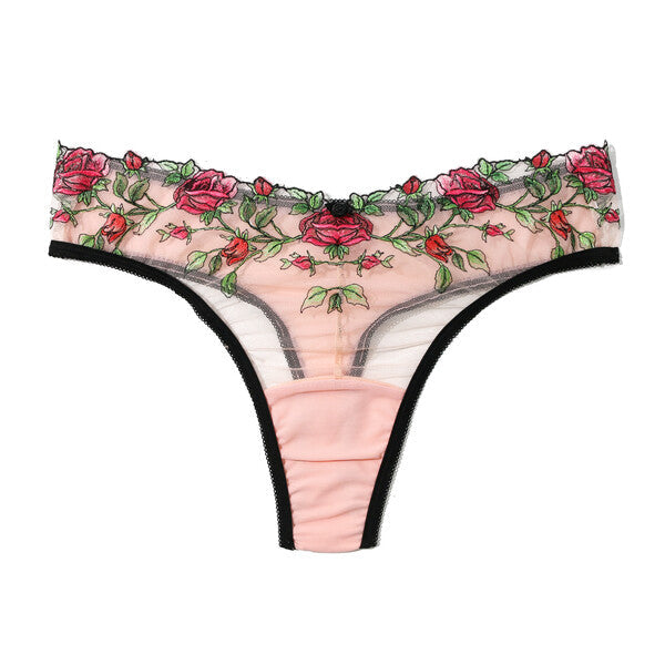 Kiss From A Rose High Cut Thong | Kiss From A Rose (Embroidery)