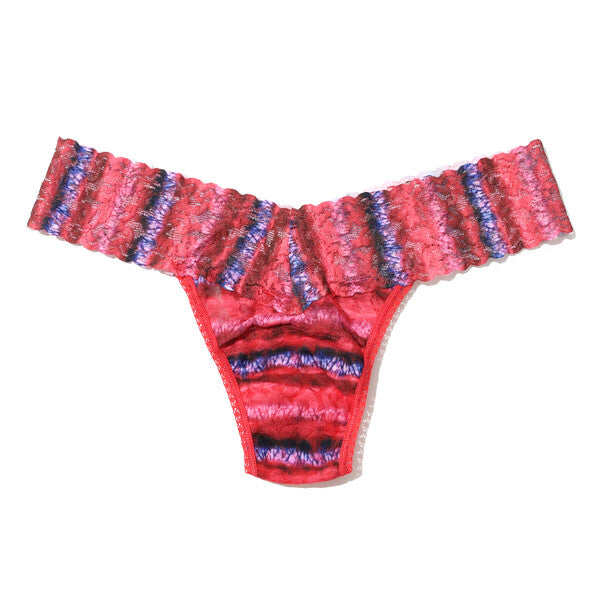 Signature Lace Low Rise Thong | Dip Dye