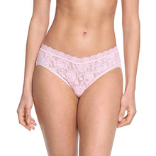 Signature Lace V-Front Brief | Bliss Pink