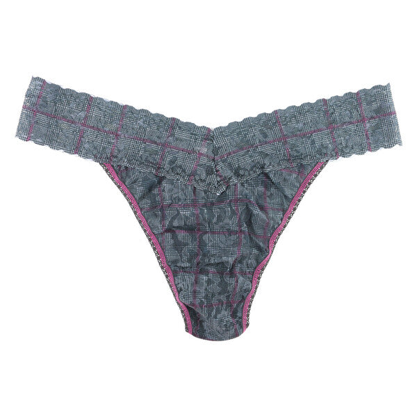 Signature Lace Low Rise Thong | Academy Check